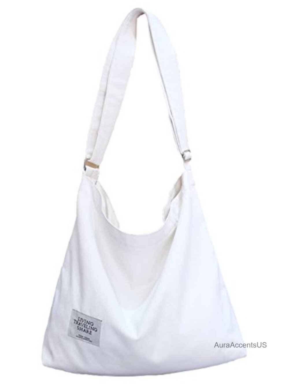 Canvas Hobo Shoulder Bag Crossbody Tote Large Retro Purse